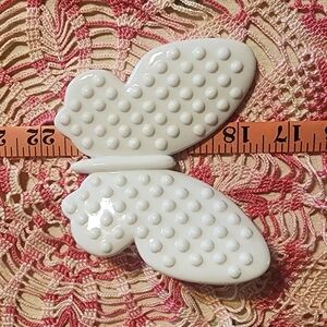 1987 Hobnail Butterfly Wall Accent - Burwood